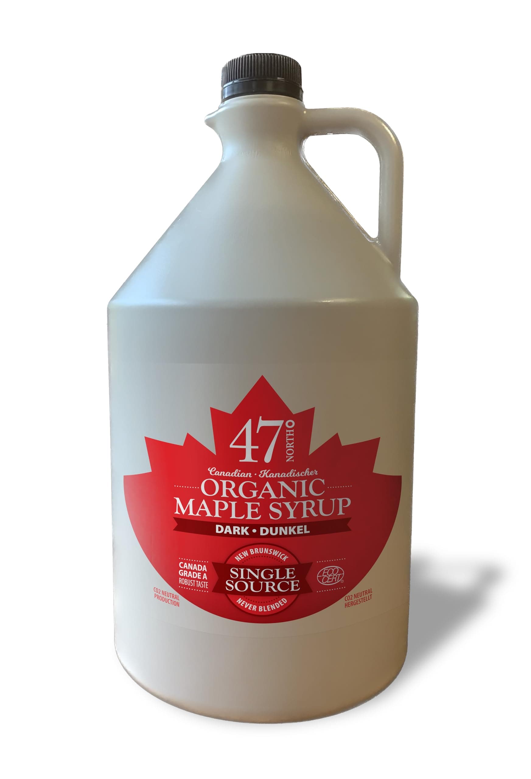 47° North Single Source Canadian Organic Maple Syrup Grade A 4l (4l, Dark Robust)