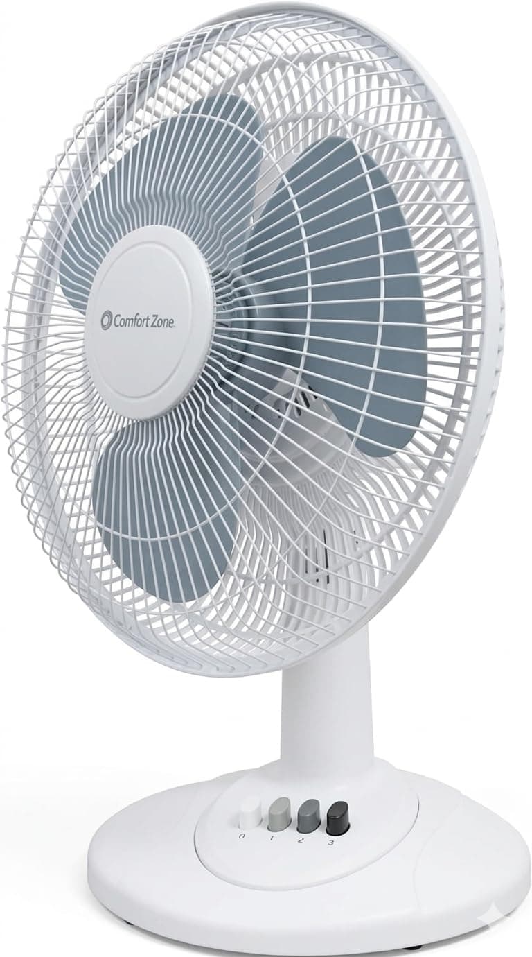 Comfort Zone Portable 16" Table Fan