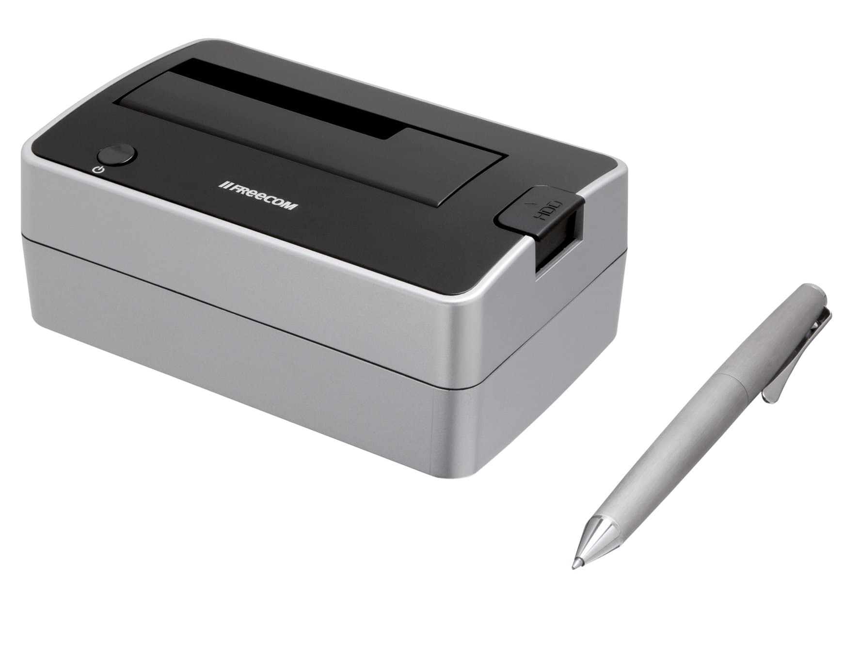 Freecom 35296 Quattro Docking Station for 2.5/3.5 Inch SATA Hard Drives - Compatible with USB 2.0/FireWire400/800/eSATA