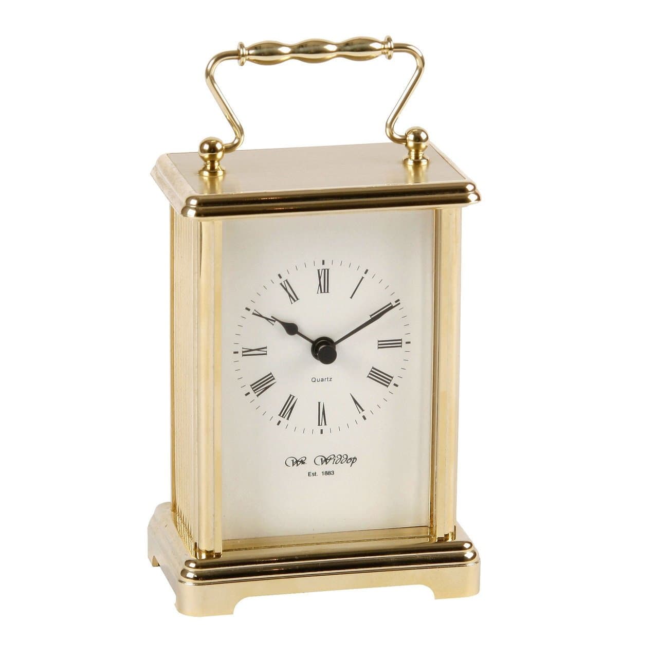 Brass Effect Carriage Clock