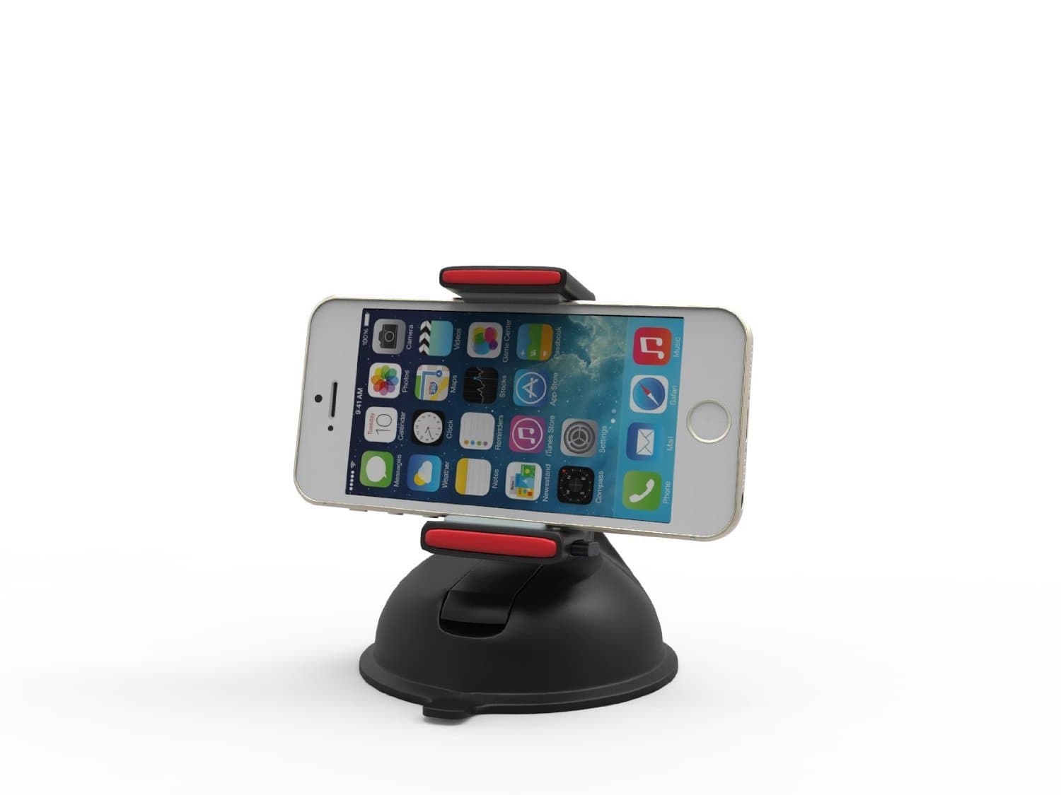 Universal Smartphone Car Mount - Retail Packaging - Black