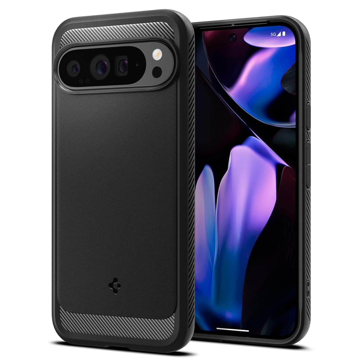Rugged Armor designed for Google Pixel 9 Pro XL case cover - Matte Black