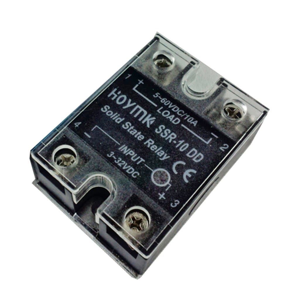 Hoymk Ssr-10dd Dc-dc 10a Actually 3-32v Dc to 5-60v Dc Ssr 10dd Single Phase Solid State Relay