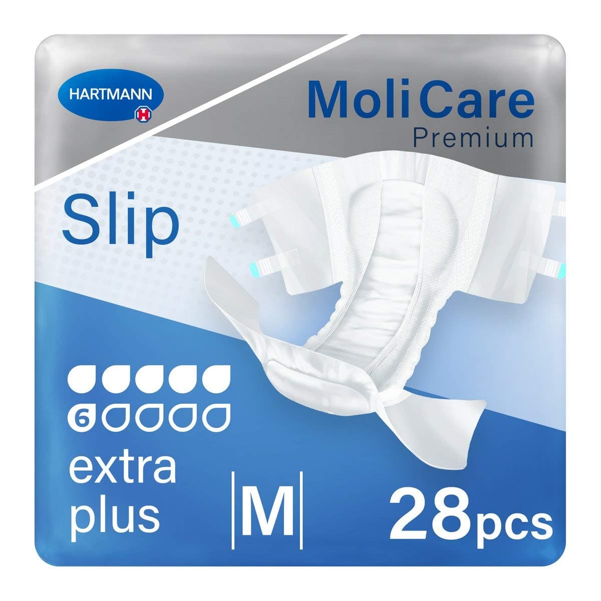 MoliCare Premium Slip Extra Plus Medium (2159ml) 28 Pack Incontinence Protection