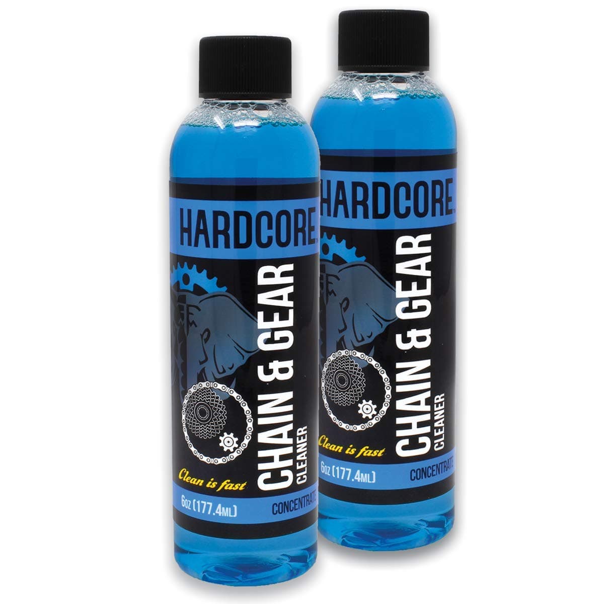 HARDCORE Chain & Gear Cleaner Concentrate, Refill (2 Pack)