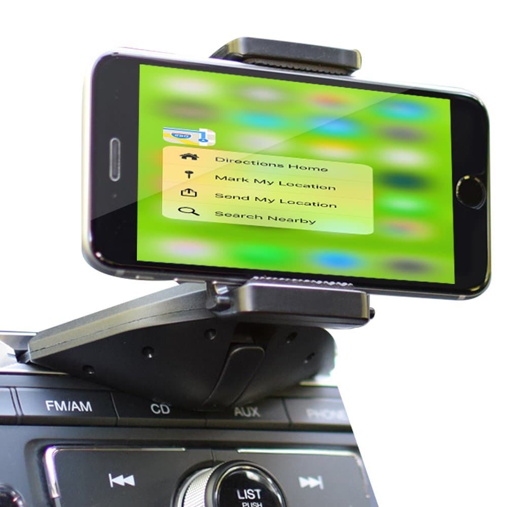 Teslan Disc Cradle Series CD Car Mount Phone Holder for iPhone and Android Smartphones and Phablets (Disc Mount)