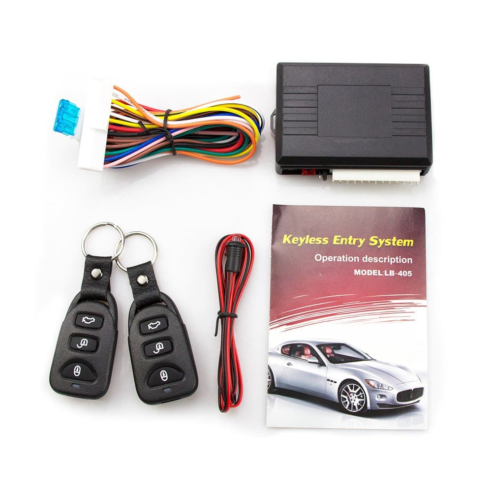 Universal Car Vehicle Security Car Door Lock Keyless Entry System Remote Central Control Box Kit