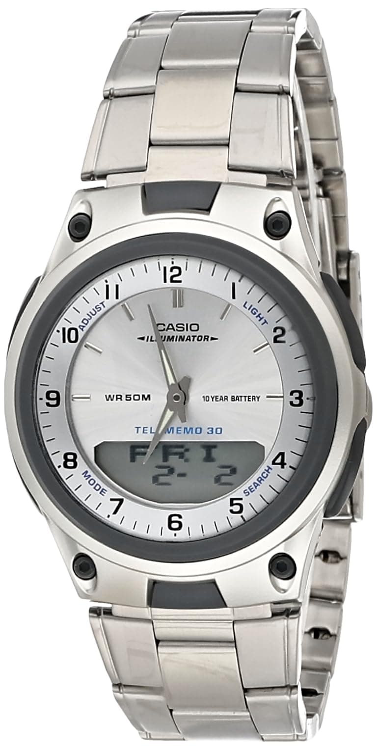 Men's Black Dial Stainless Steel