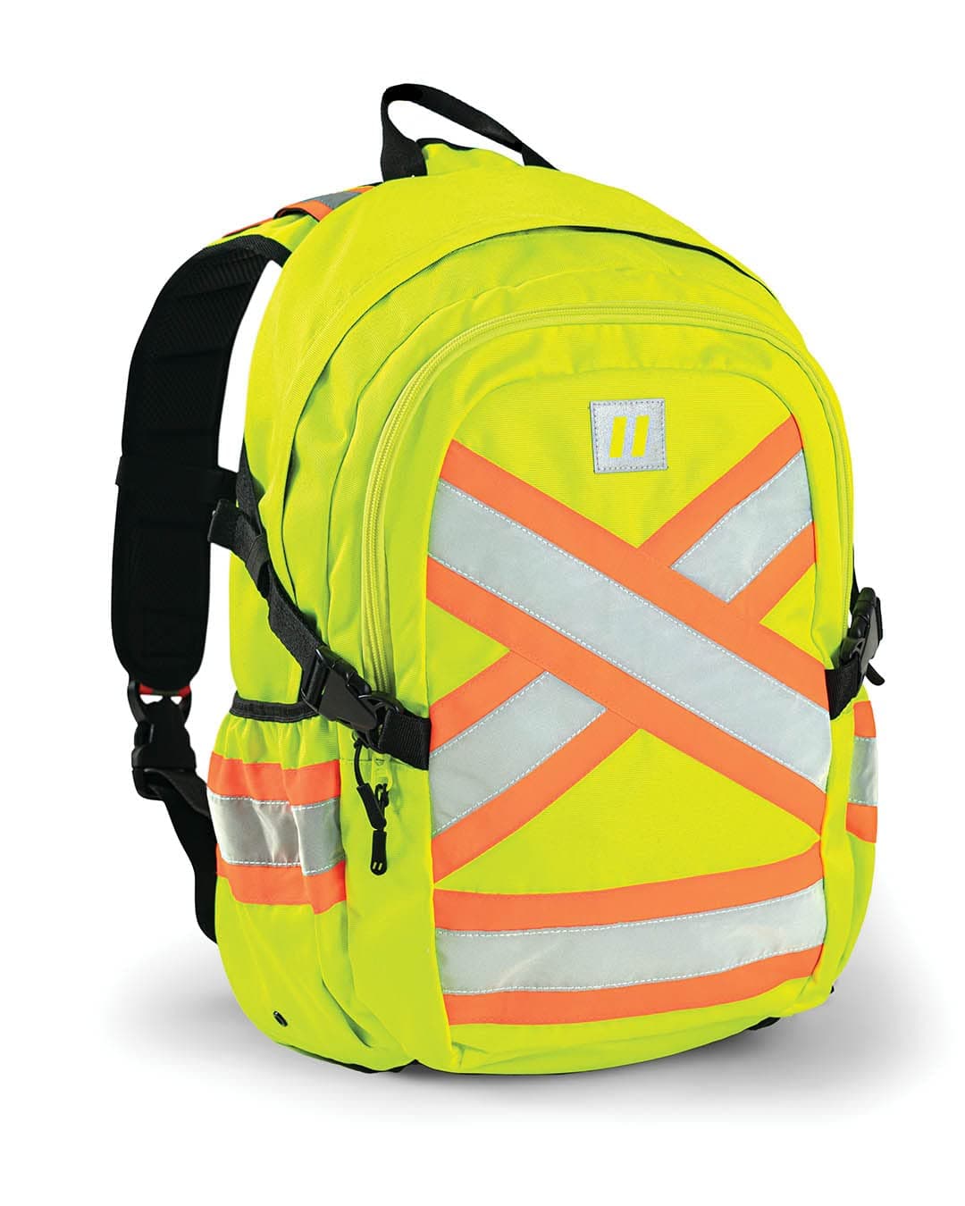 Forcefield Signal - Hi-Vis Reflective Utility Safety Backpack, Lime, Regular