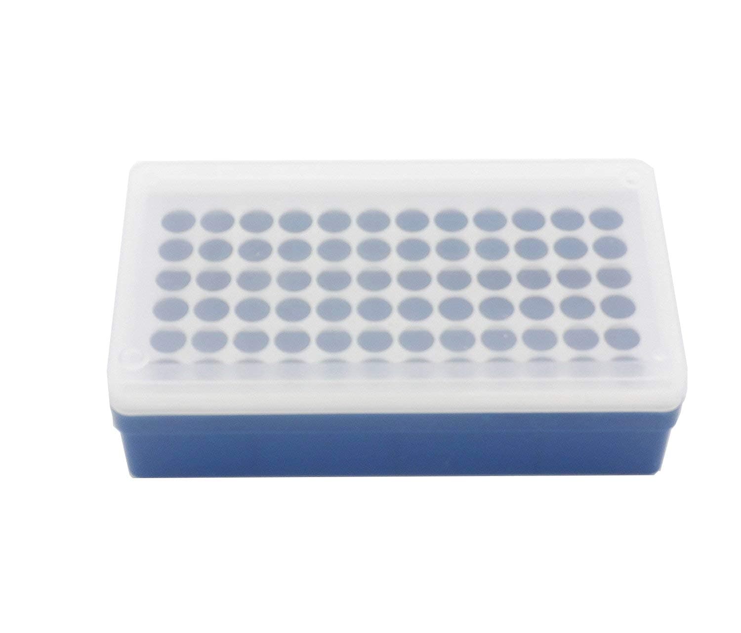 Plastic Rectangular 72 Positions Laboratory 1.5ml/0.5ml Centrifuge Tube Case Box