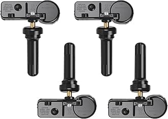 TPMS Sensor,GM 315Mhz Tire Pressure Monitoring Sensor Compatible for Chevy Silverado GMC Cadillac Buick Pontiac Saturn Hummber Saab Replace#13598771 13598772 13586335 13581558 4 Pack