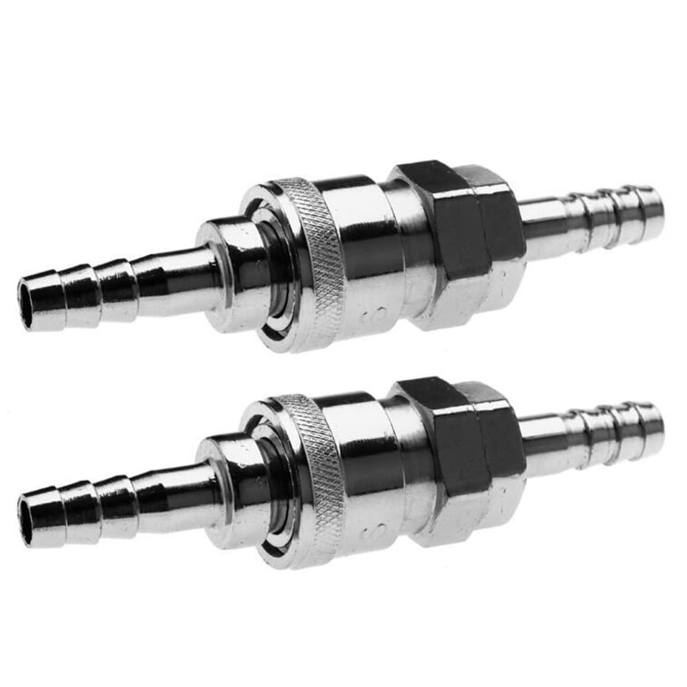 DIYI 4Pcs 8mm Gas Lpg Hose Copper Nozzle Coupling Quick Release Connector for BBQ/Patio heater hose assemblies