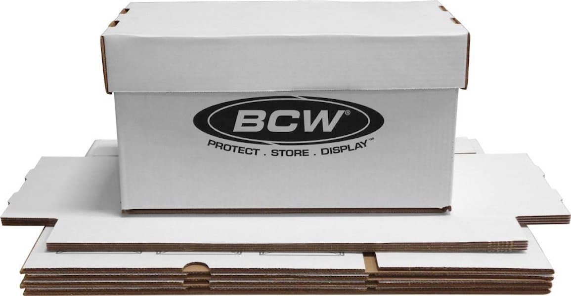 10 BCW 45 RPM Record 7 Inch Storage Boxes
