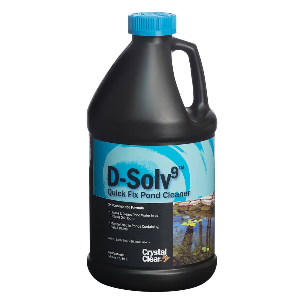 CrystalClear, D-Solv9 Pond Cleaner, 64 Ounces