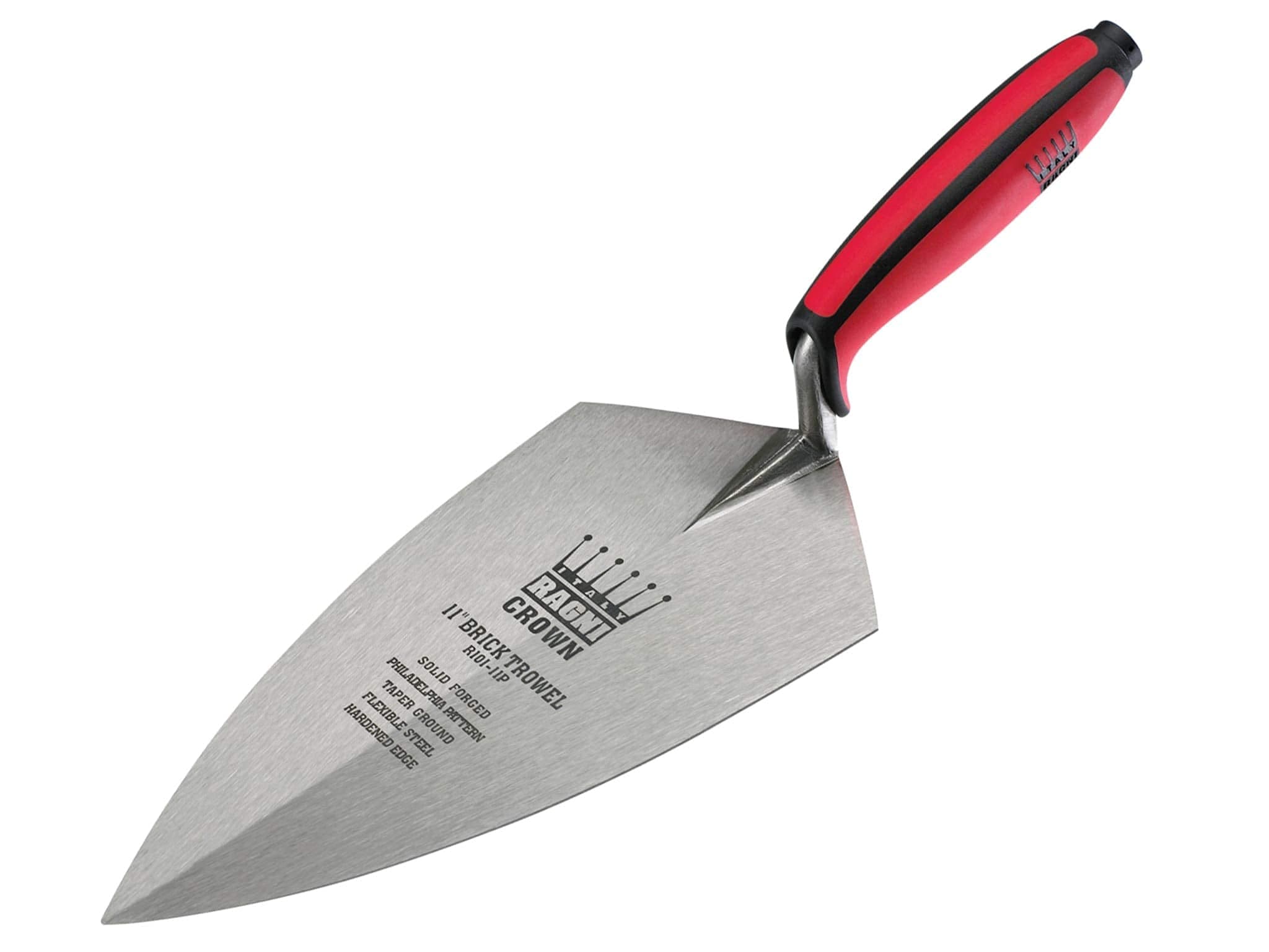 Ragni R101-10P 10-Inch Philadelphia Pattern Solid Forged Brick Trowel