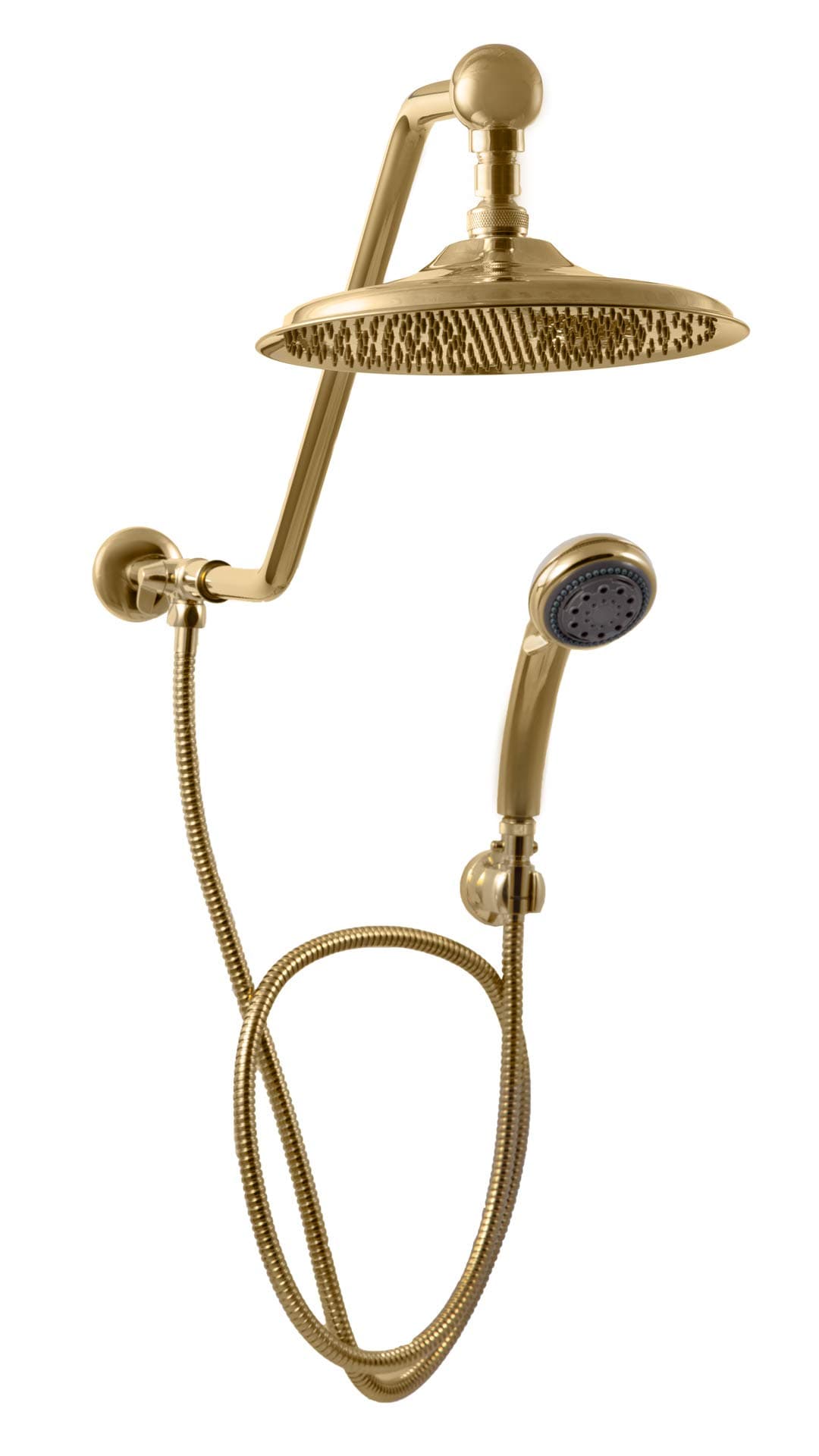 Atantis 6 Gold Rain Showerhead to Handheld