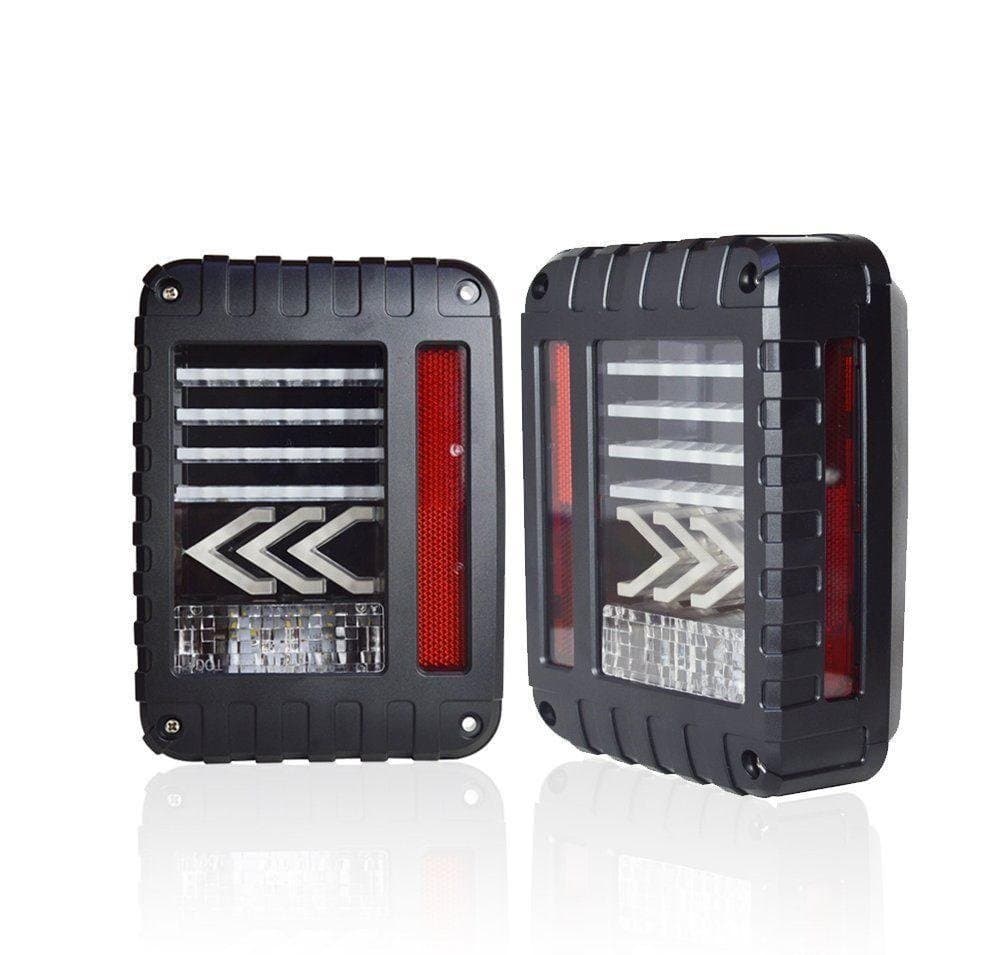 JTI BIG LED WRANGLER LED TAIL LIGHT/LAMP WITH INDICATOR FOR THAR/540/550, PAIR OF 2