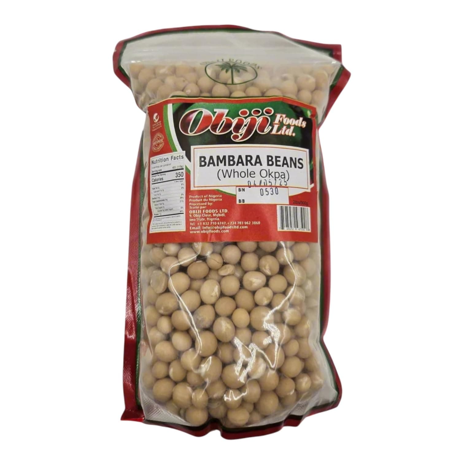 Bambara Beans/African Yellow Beans 32oz