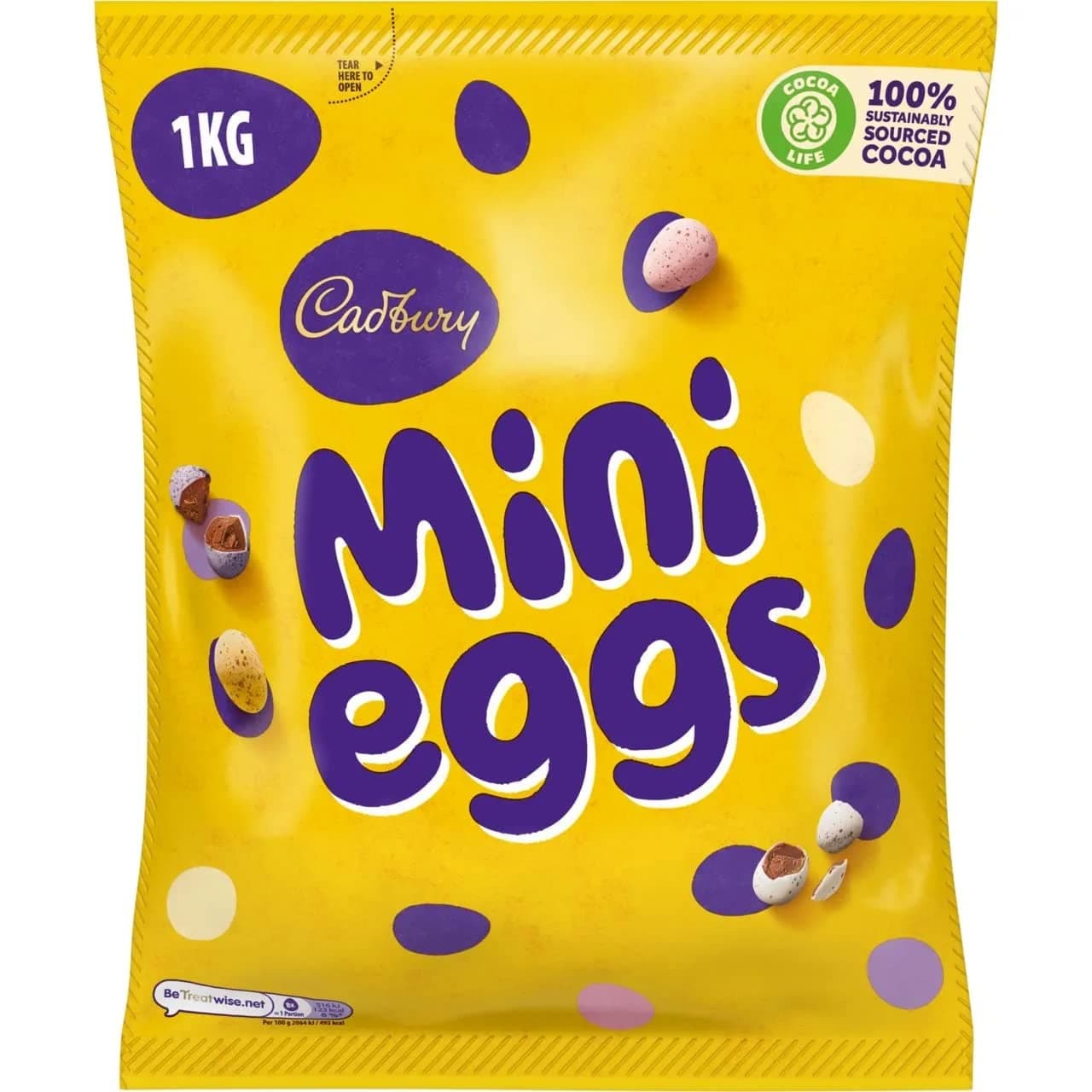 Mini Eggs Milk Chocolate with Crisp Shell Candy, Easter Bag (35.27 Oz)