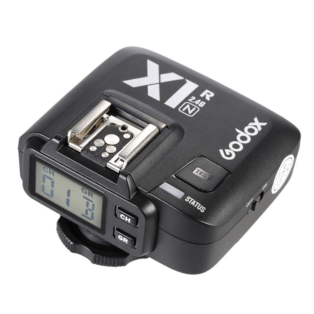 X1R-N TTL 2.4G Wireless Flash Adapter Ser-Receiver for Nikon DSLR Cameras for X1N Extension
