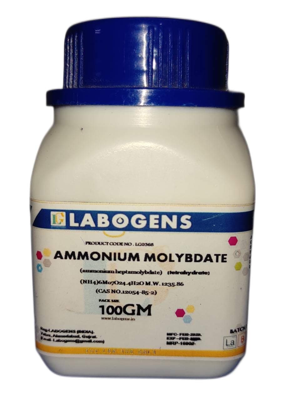 AMMONIUM MOLYBDATE (tetrahydrate) 100gm