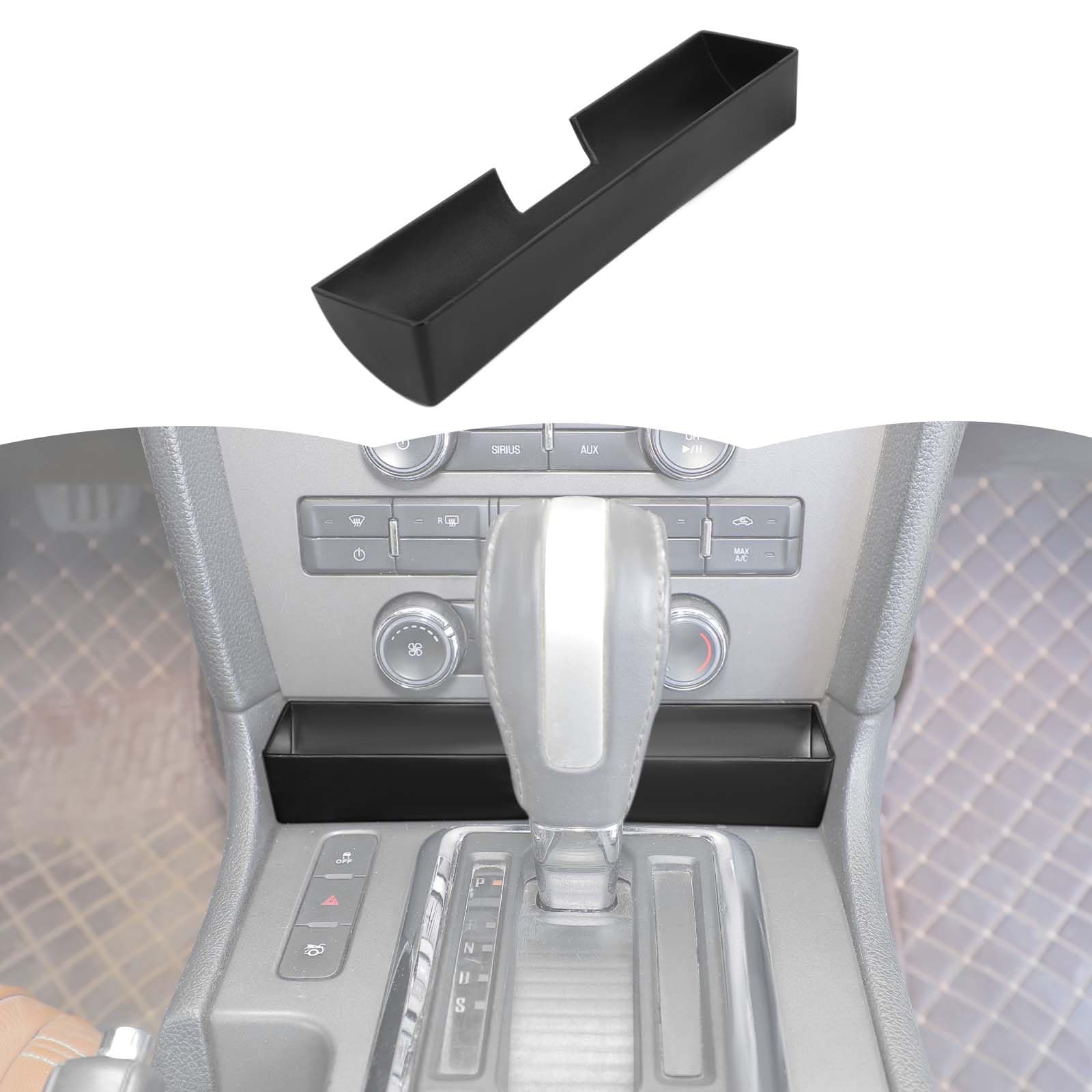 RT-TCZ Center Console Gear Shift Storage Box Tray Organizer Accessories Compatible with Ford Mustang 2010-2014