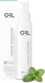 - ORL Fluoride-Free, Non-Nano Hydroxyapatite Toothpaste with Organic Xylitol. Helps Strengthen Teeth, Prevent Cavities, Non-Toxic Ingredients. Natural Fresh Mint Flavor 4 oz. Made in USA