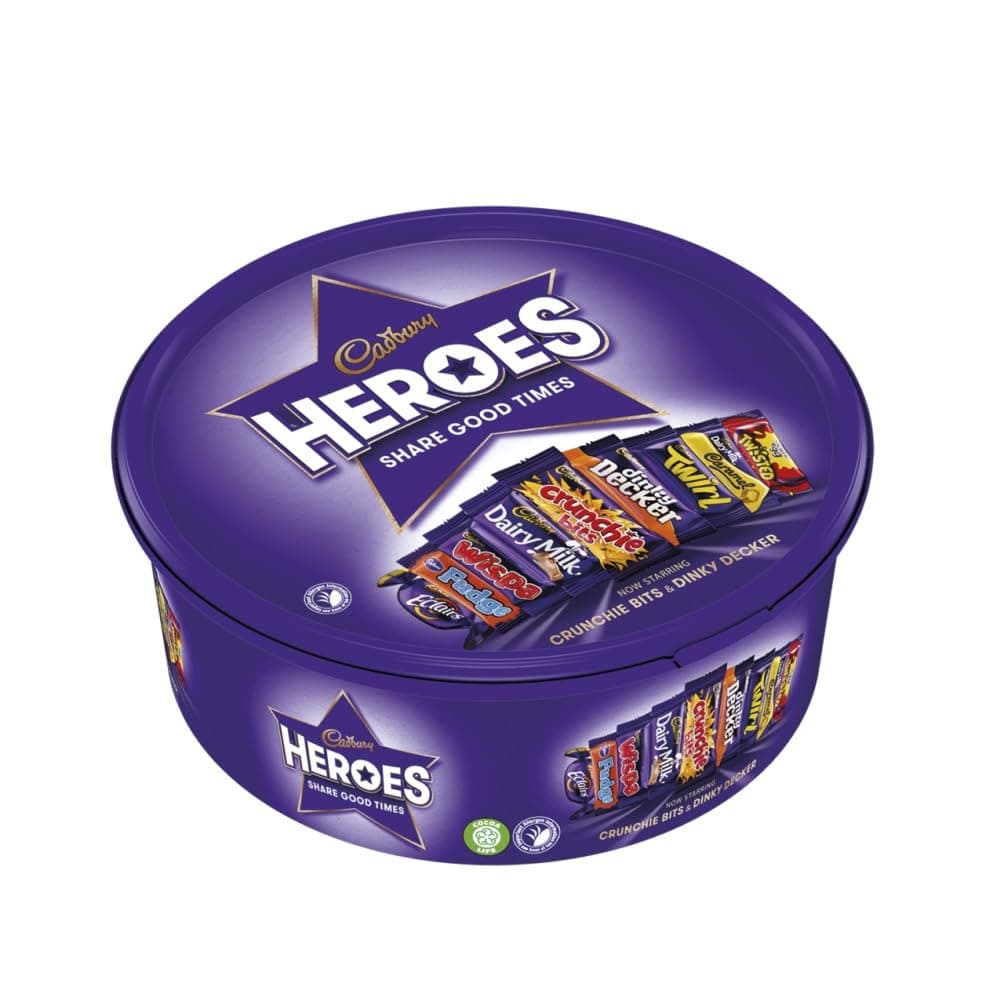 Heroes Assorted Chocolate Tub 550G