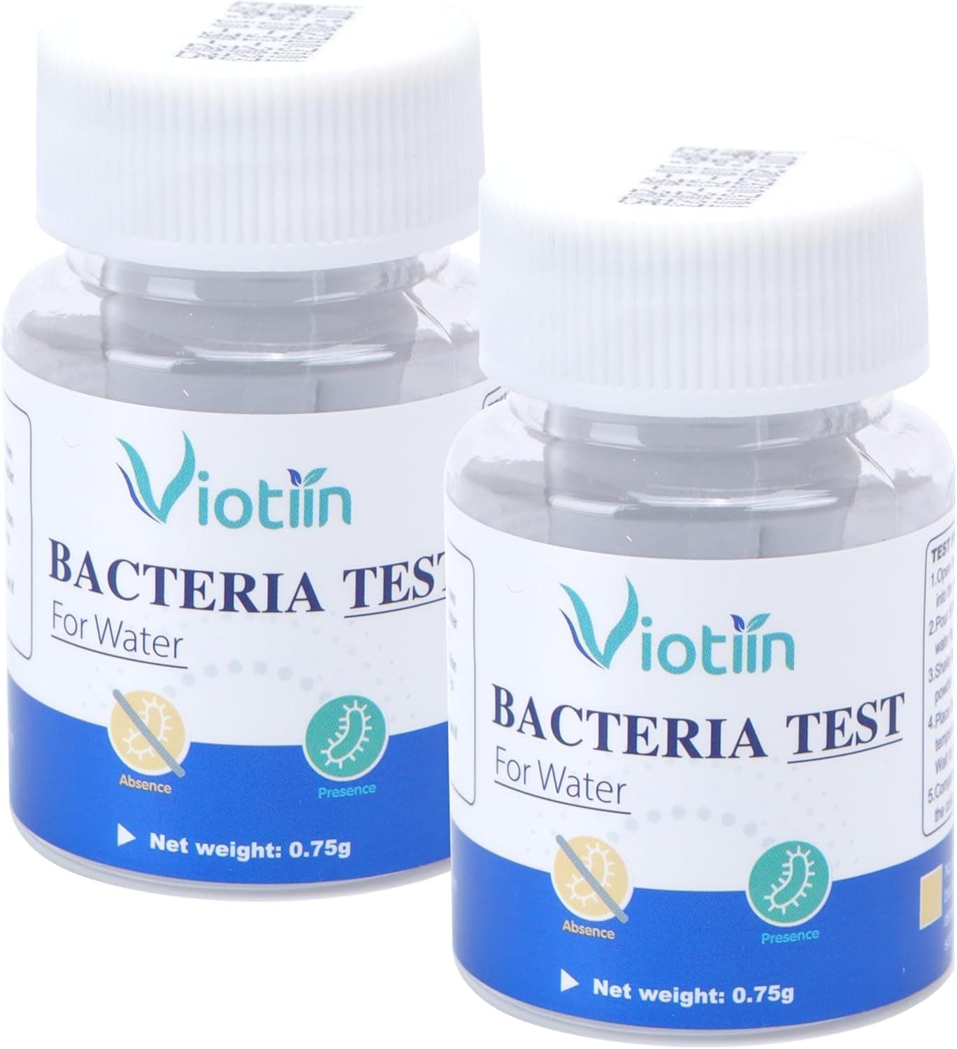 2 Pack E. Coli & Coliform Bacteria Water Test Kit - EPA Approved Water Quality Test for Well, Tap, Pool, Lake, and Drinking Water