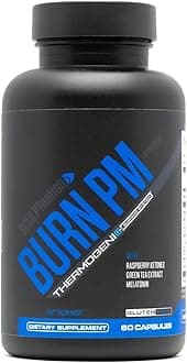 by V Shred Burn PM - Night Time Fat Burner - Appetite Suppressant and Weight Loss Support - Raspberry Ketones, Green Coffee Bean Extract, Melatonin - 60 Gluten Free Capsules