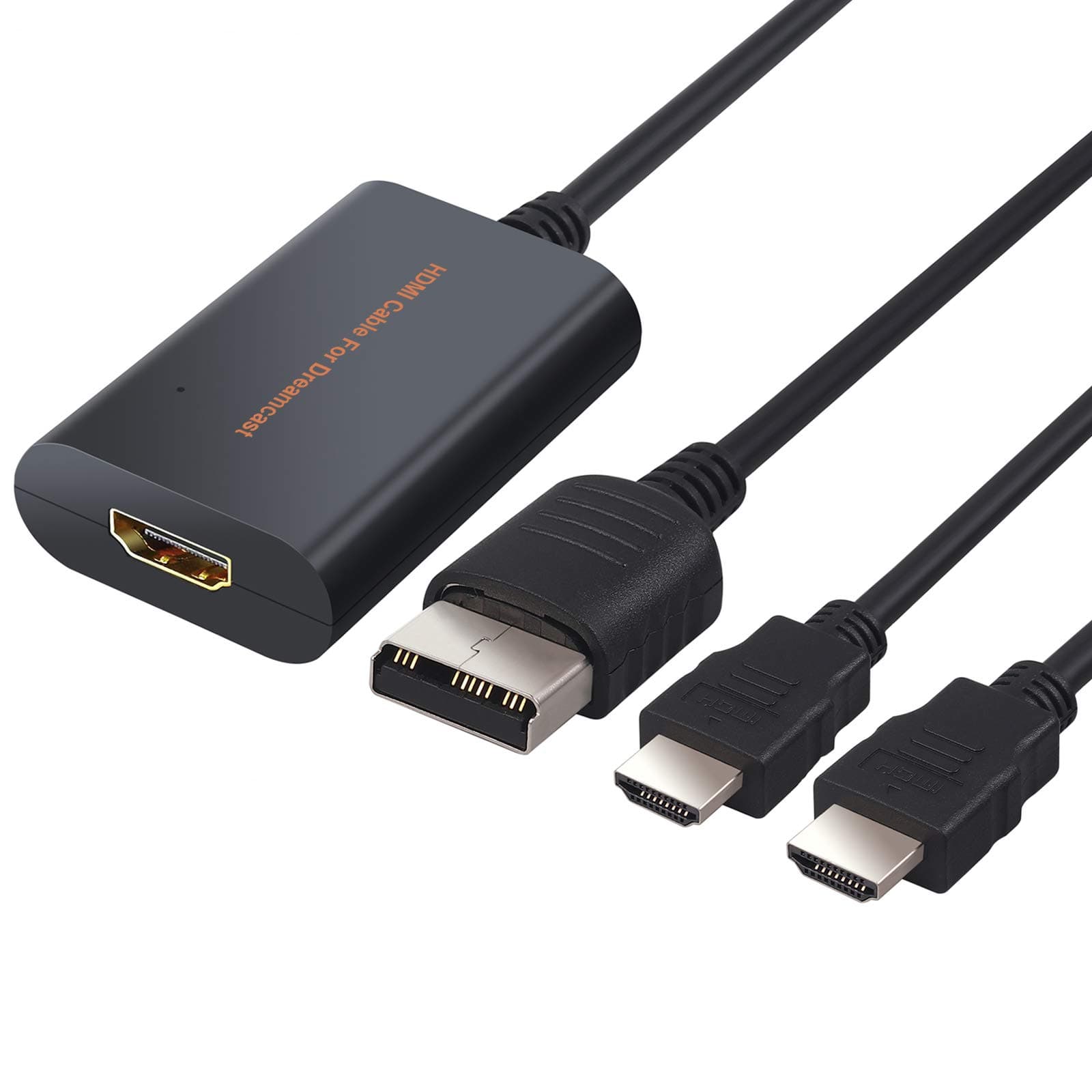 CAMWAY HDMI Cable for Sega Dreamcast DC Console Plug and Play Sega Dreamcast to HDMI Converter Adapter