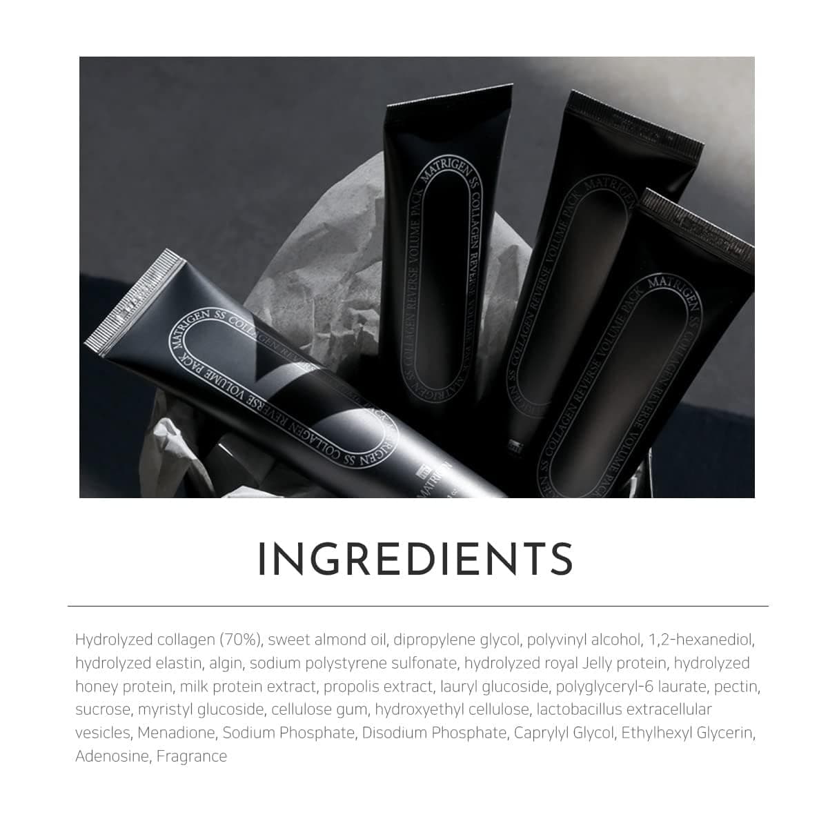 MATRIGEN SS Collagen Reverse Volume Peel Off Face Mask Pack - Collagen Face Mask, Hydrolyzed Collagen 380 Dalton, Korean Skin Care, Facial Mask, K Beauty Skincare