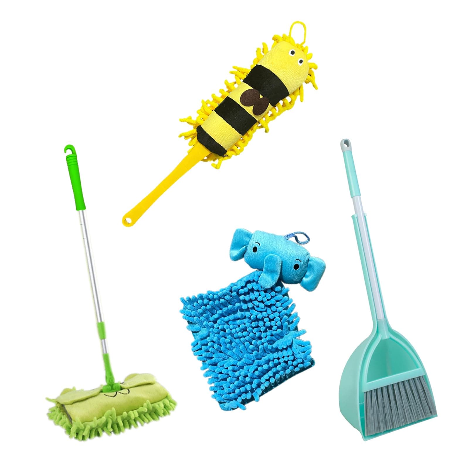 Xifando Kid's Housekeeping Cleaning Tools Set-5pcs