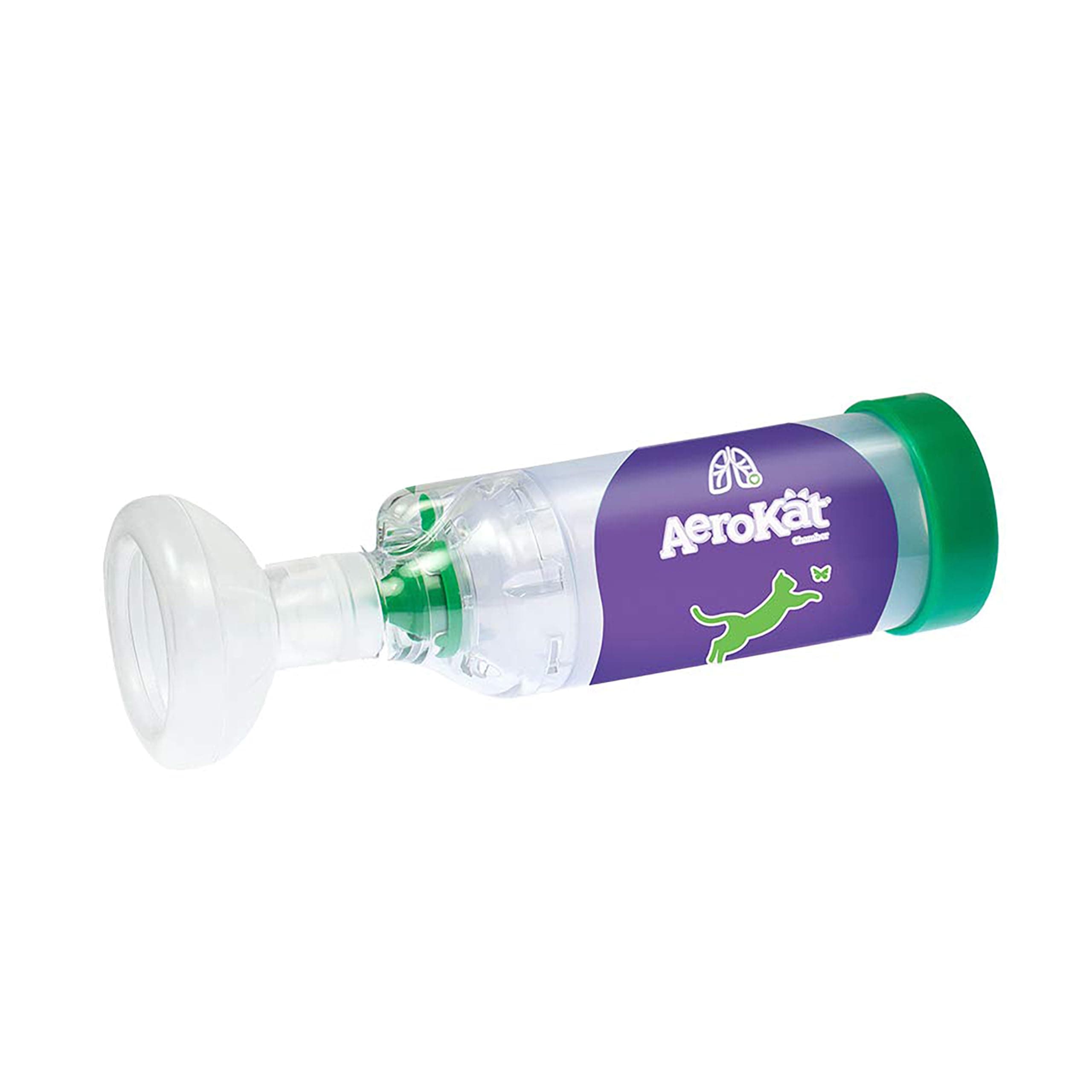 - The Original AeroKat Feline Aerosol Chamber Inhaler Spacer for Cats and Kittens with Exclusive Flow-Vu Indicator