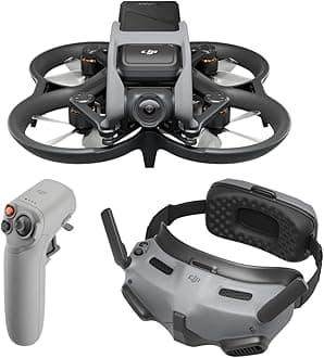 Avata Explorer Combo - First-Person View Drone with Camera, UAV Quadcopter with 4K Stabilized Video, Super-Wide 155° FOV, Emergency Brake and Hover, Includes New RC Motion 2 and Goggles Integra