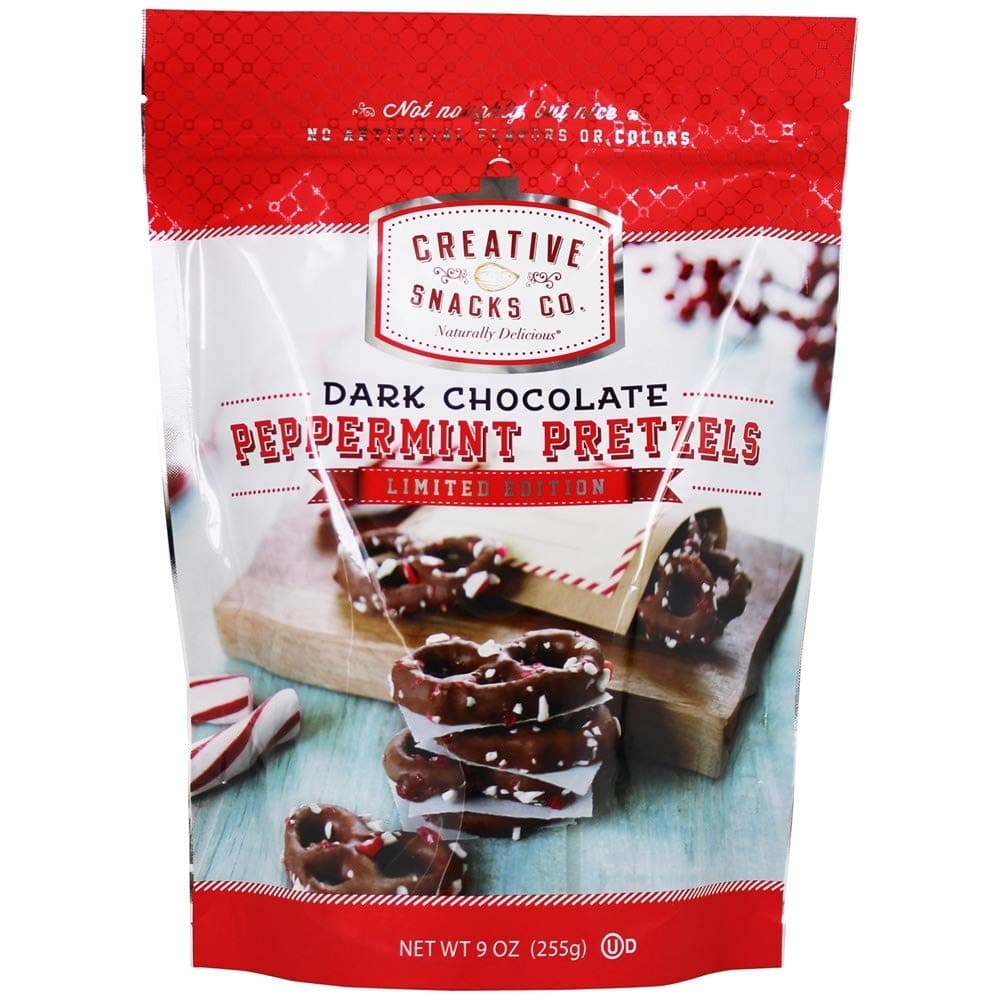 Creative Snacks Co. Dark Chocolate Peppermint Pretzels, 9 oz