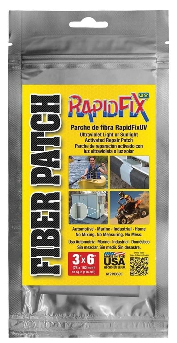 RapidFix UV Fiber Repair Patch 3"x 6"