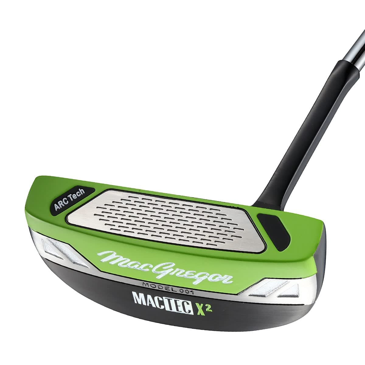 MACGREGORGolf Mactec X2 Putter Model 1, Black/Green, No: 001