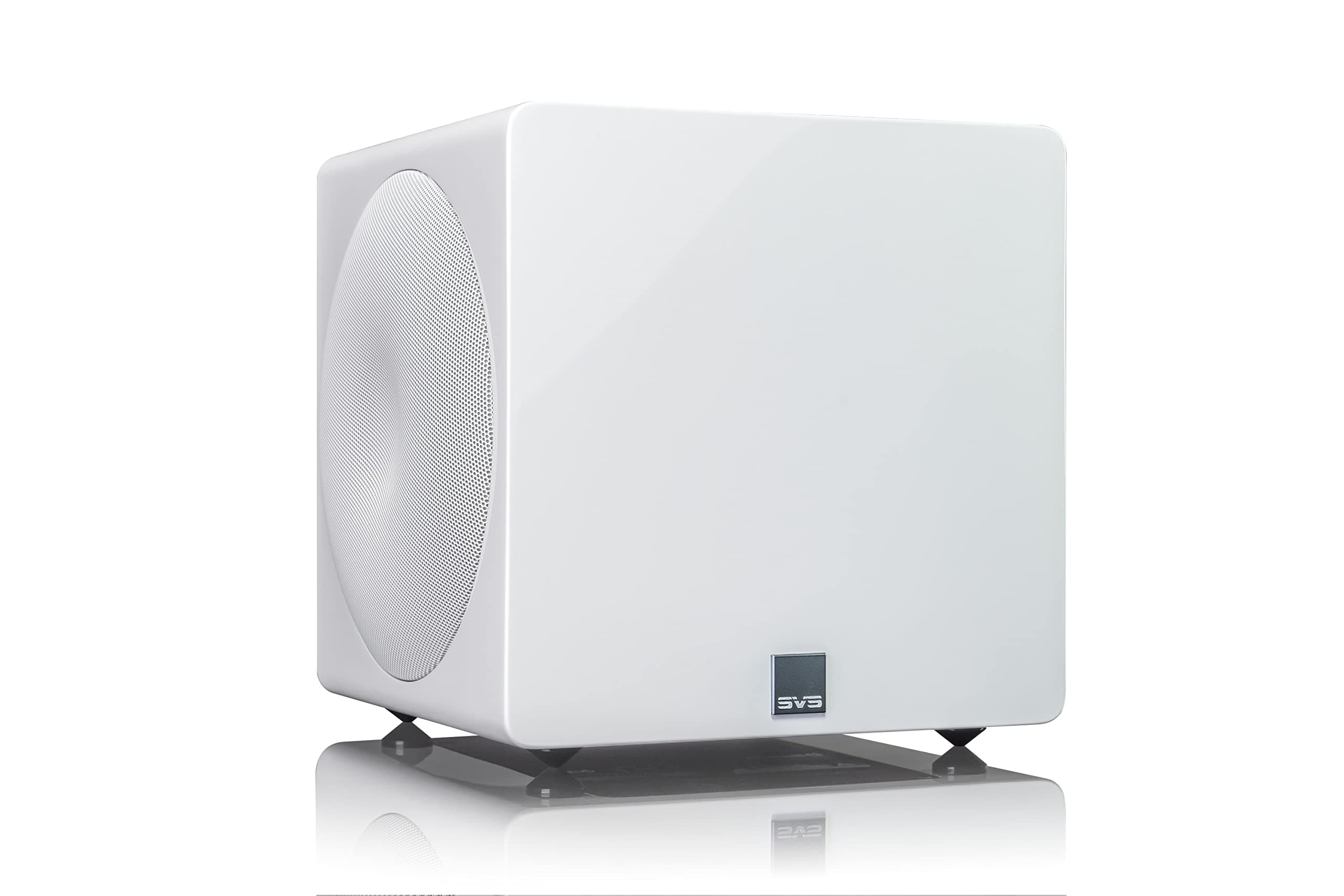 3000 Micro Sealed Subwoofer with Fully Active Dual 8-inch Drivers (Piano Gloss White)