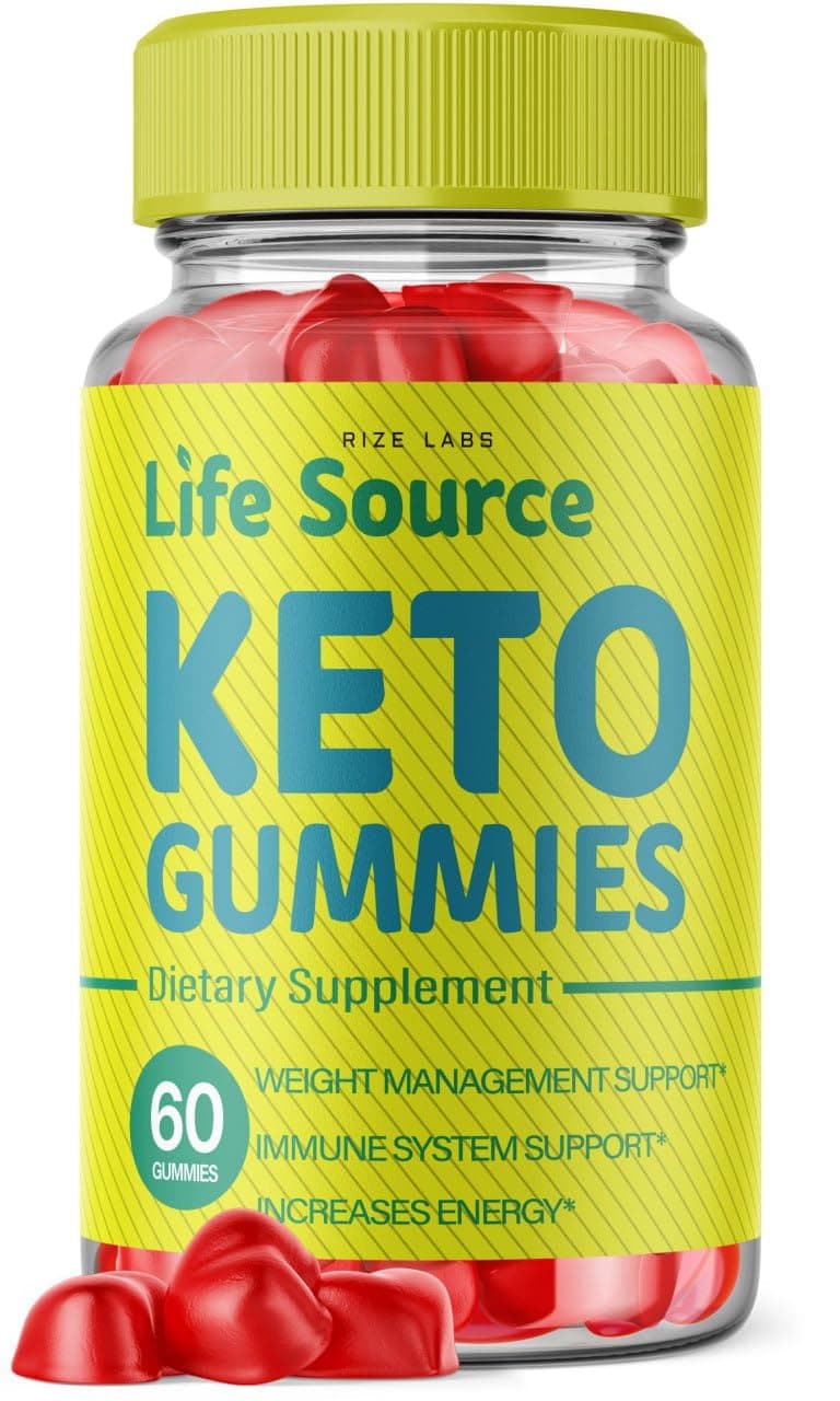 rize labs - Life Source Keto ACV Gummies for Advanced Weight Loss with Apple Cider Vinegar, Supplement Helps in Reducing Belly Fat (60 Gummies)