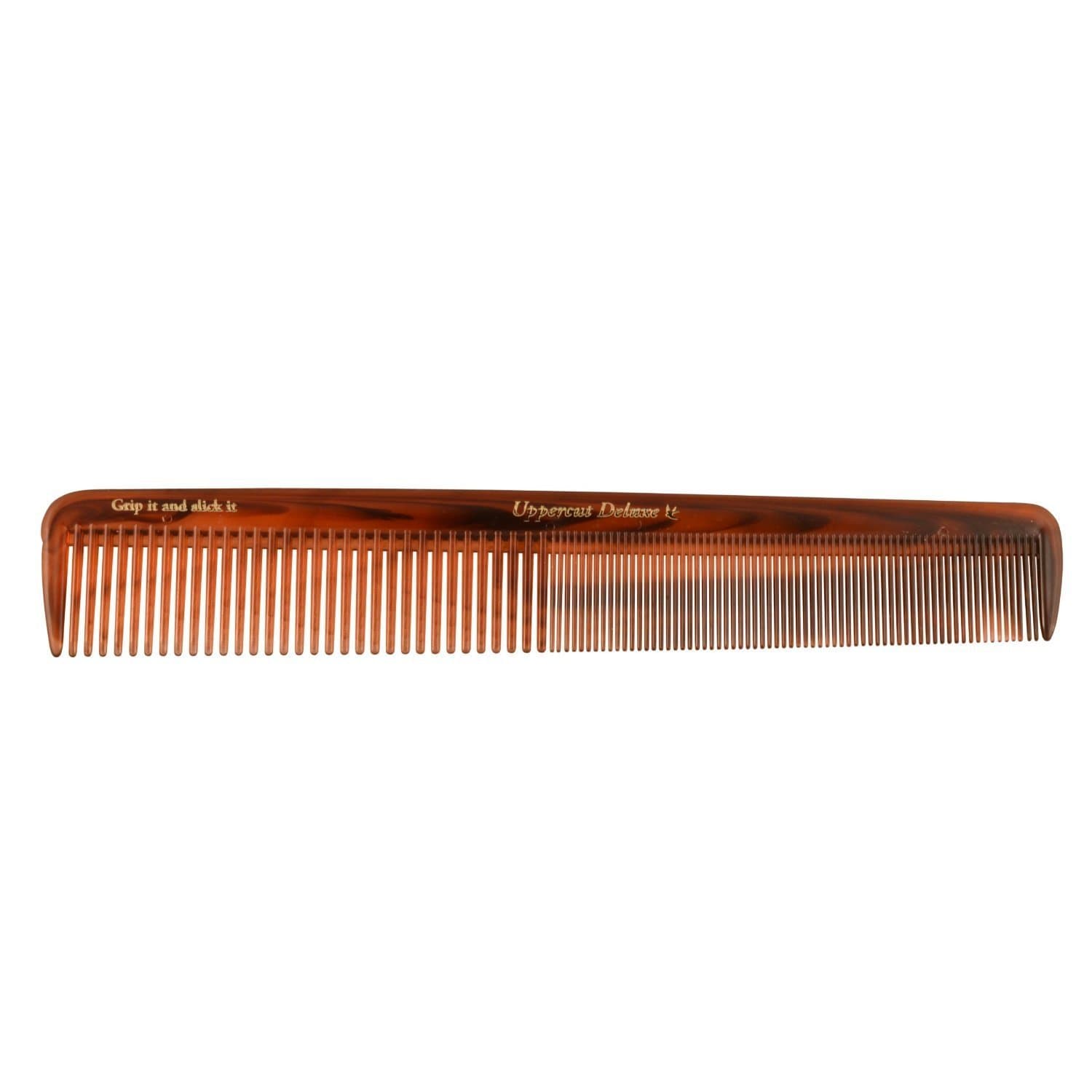 Uppercut Deluxe Tortoise Comb with Gold Logo