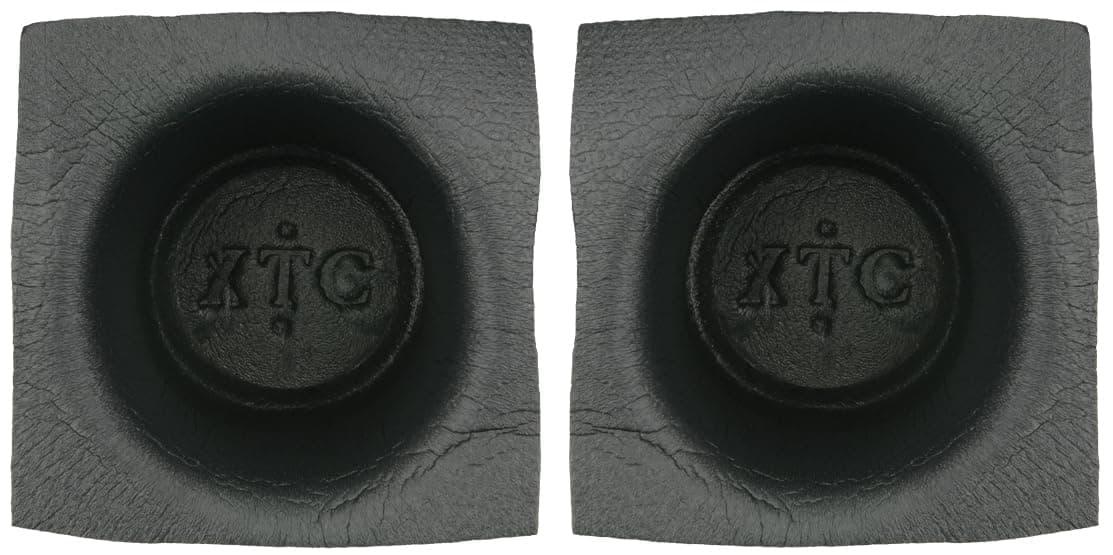 Install Bay Speaker Baffle 6 1/2 Inch Round Large Frame Pair- VXT60, Black