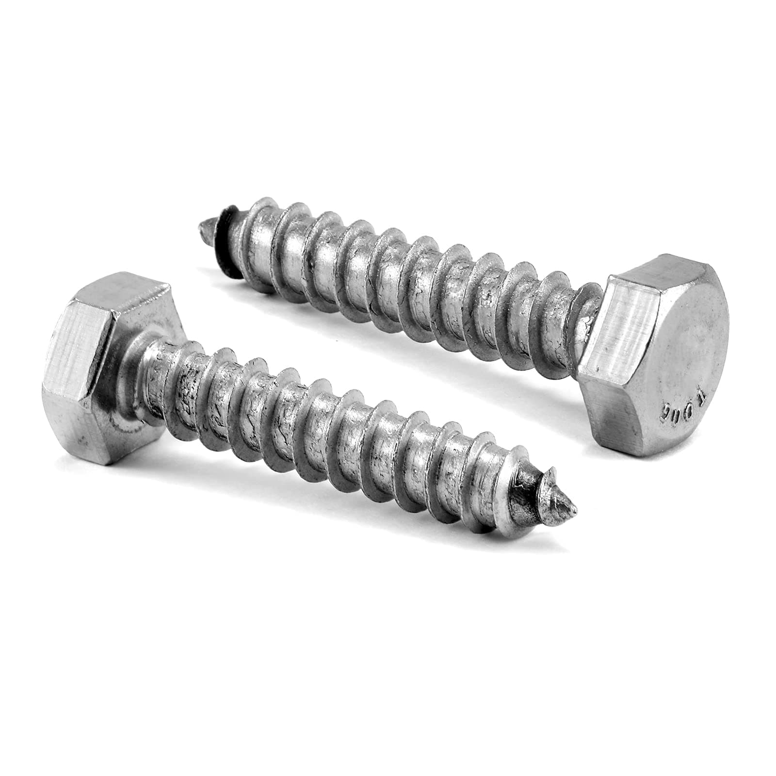 1/4" x 1-1/2" Hex Head Lag Screws Bolts 20Pcs 304 Stainless Steel 18-8, Partial Thread, Hexagon Head Wood Screws by SG TZH