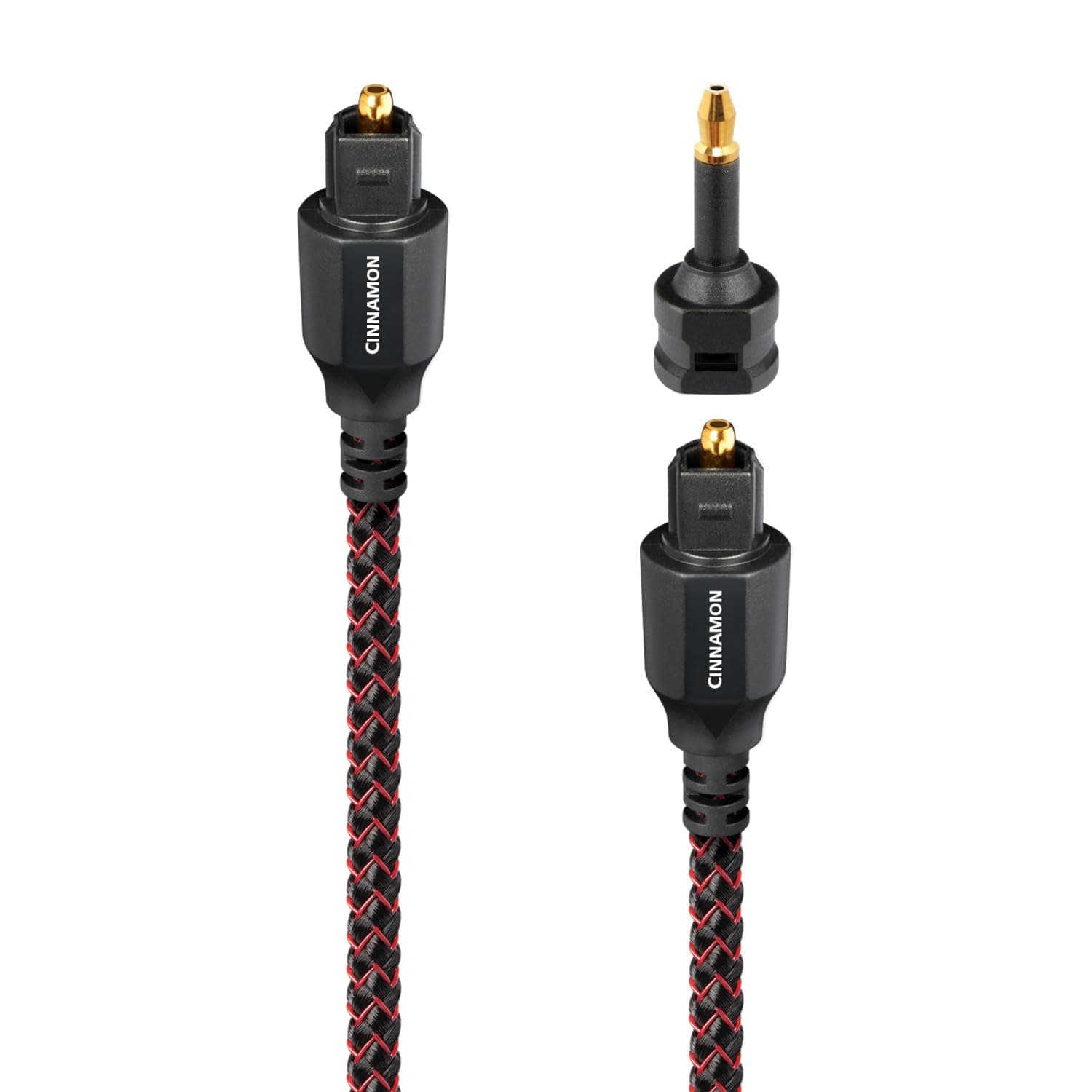 1.5m Cinnamon Optical Toslink Fiber-Optic Cable + Mini-Adaptor