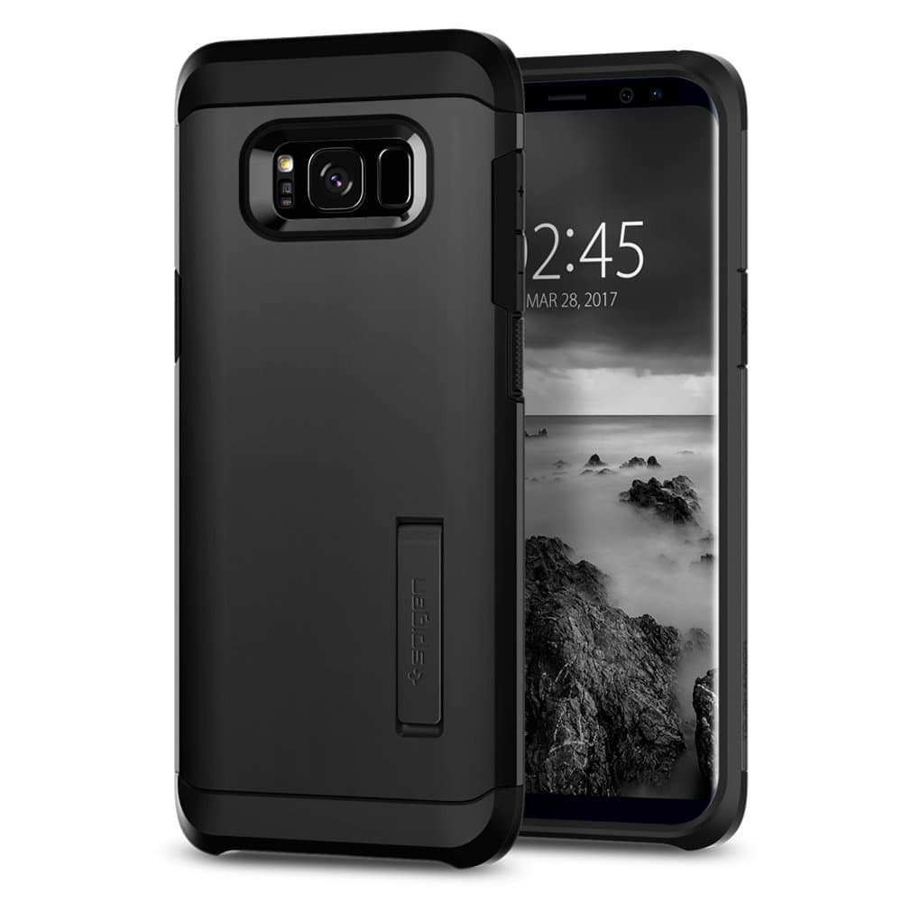 Spigen Tough Armor Case Compatible with Samsung Galaxy S8 Plus - Black