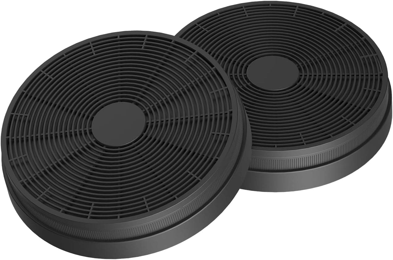 SOONYE CF014 Range Hood Carbon Filters, Easy Installation and Replacement Charcoal Filters for Ductless Ventilation,Carbon Filters for Recirculation (2-pack)
