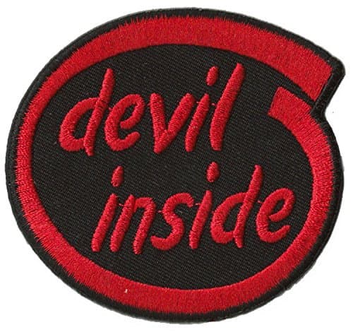 Patch iron-on badge Devil Inside