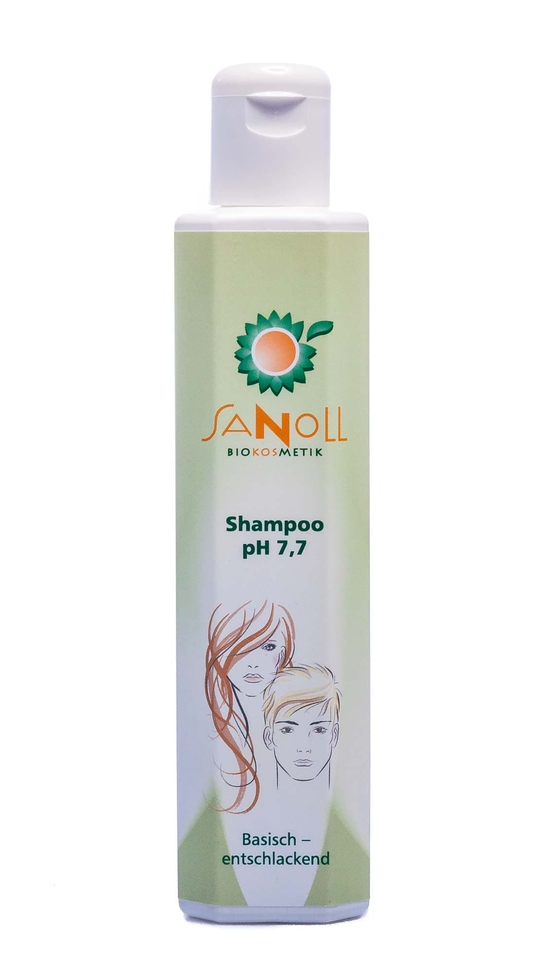 Organic Shampoo pH 7.7 Basic-Deacidifying 200ml by Sanoll