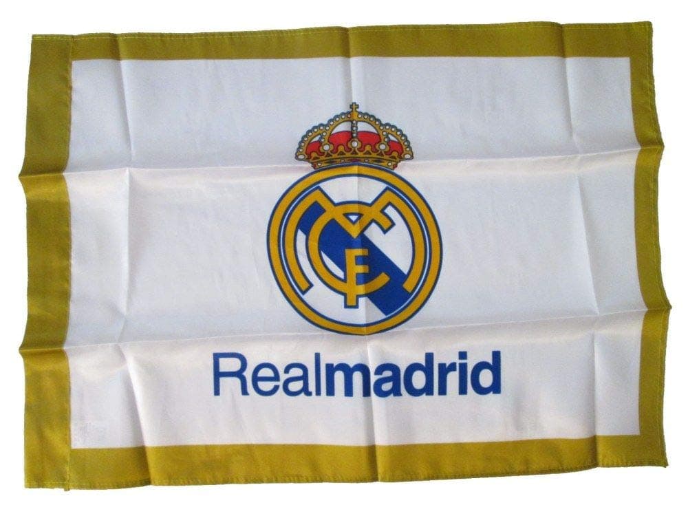 Real Madrid Flag 70 x 50 cm white