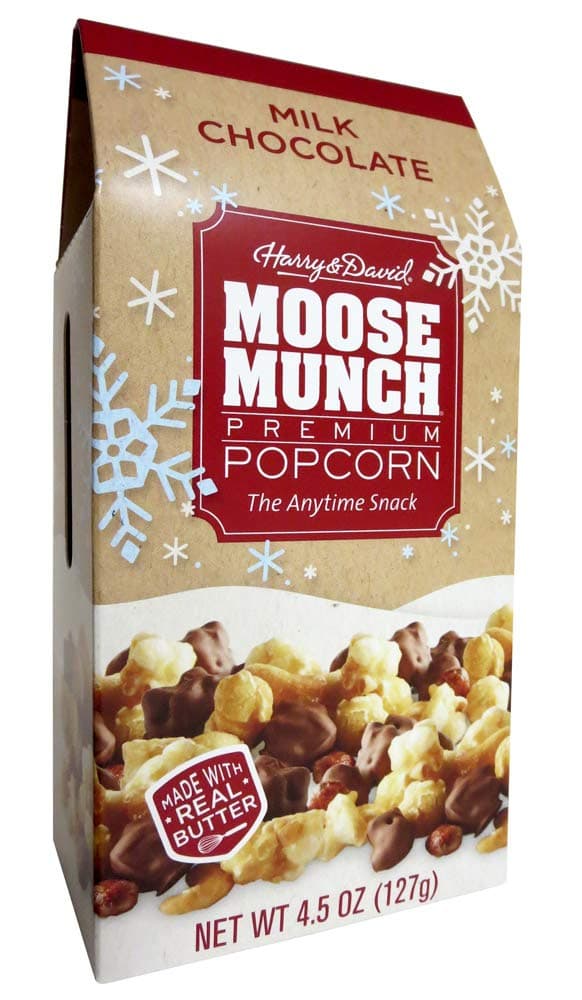 Moose Munch Premium Milk Chocolate Popcorn Box